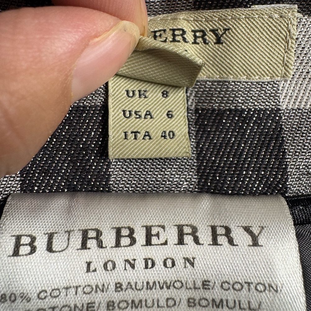 Burberry London Women’s Plaid Print Mini Skirt - Picture 5 of 12